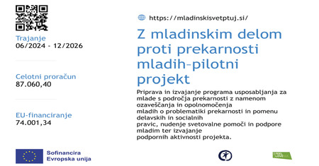 Z mladinskim delom proti prekarnosti mladih - pilotni projekt